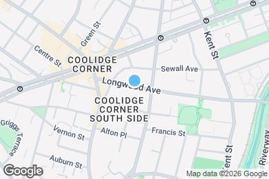 Map image of the property - 45 Longwood Ave