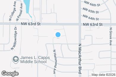 Map image of the property - 6328 N Hammond Ave