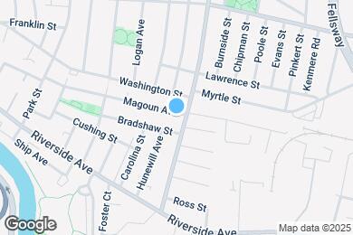 Map image of the property - 109 Magoun Ave