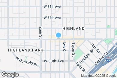 Map image of the property - 2215 W 32nd Ave