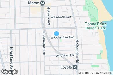 Map image of the property - 1303 W Columbia Ave