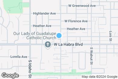 Map image of the property - La Habra Hills Apartments