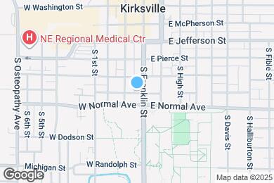 Map image of the property - 516 S Franklin St