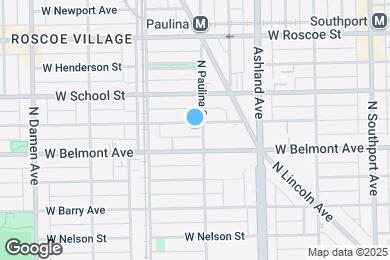 Map image of the property - 1707 W Melrose St