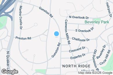Map image of the property - 3408 Gunston Rd