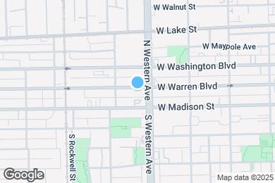 Map image of the property - 2417 W Warren Blvd
