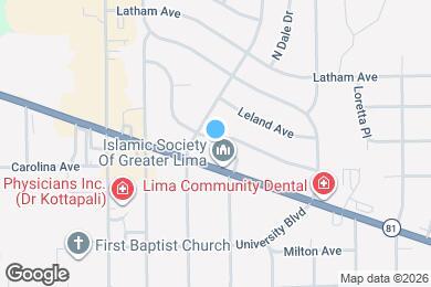 Map image of the property - 1765 Rice Ave