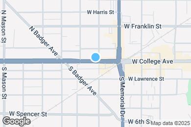 Map image of the property - 807 W College Ave
