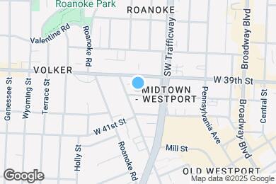 Map image of the property - 834 W 39th Ter