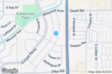 Map image of the property - 1353 S Coffman St