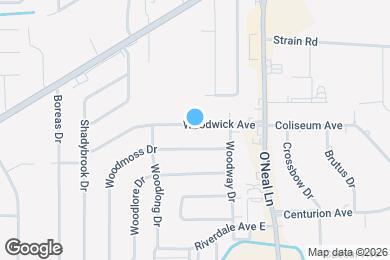 Map image of the property - 15814 Woodwick Ave