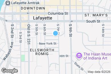 Map image of the property - 635-639 Oregon Street