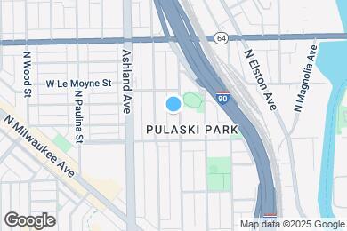Map image of the property - 1428 N Greenview Ave