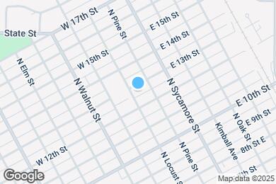 Map image of the property - 115 W 13th St