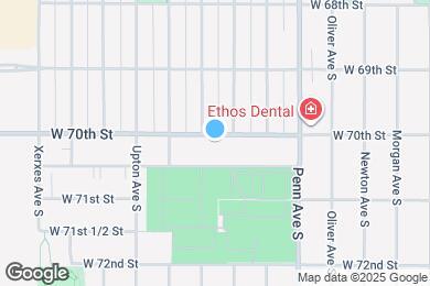 Map image of the property - 2513 W 70th St