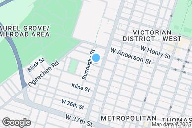Map image of the property - 508 W 32nd St