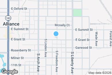Map image of the property - 757 S Freedom Ave