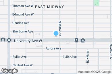 Map image of the property - 933 University Ave W