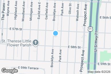 Map image of the property - 5713 Brooklyn Ave