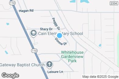 Map image of the property - 1111 Donna dr