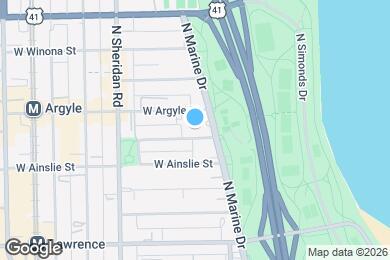 Map image of the property - 4970 N Marine Dr