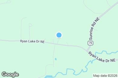 Map image of the property - 8621 Ryan Lake Dr NE