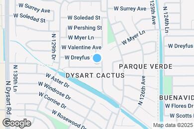 Map image of the property - 12734 W Sweetwater Ave