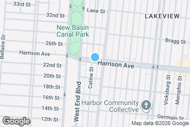 Map image of the property - 212 Harrison Ave