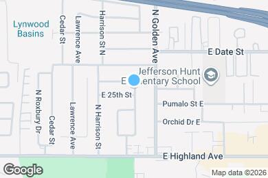 Map image of the property - 3552 N Alameda Ave