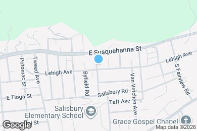 Map image of the property - 1201 Lehigh Ave