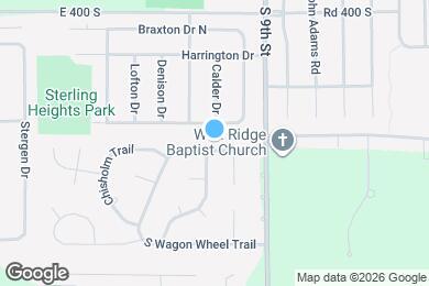 Map image of the property - 906 N Wagon Wheel Trl