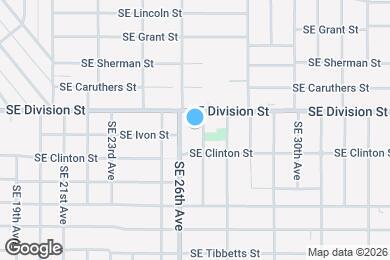 Map image of the property - 2531 SE 27th Ave