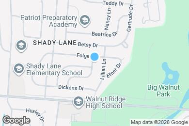 Map image of the property - 1450 Blaine Dr