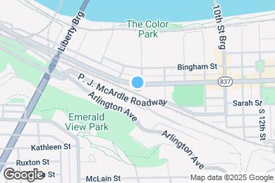 Map image of the property - 413 E Carson St