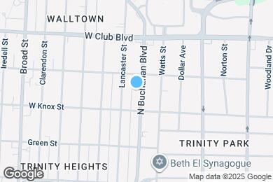 Map image of the property - 1013 N Buchanan Blvd