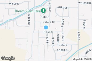 Map image of the property - 211 E 850 S