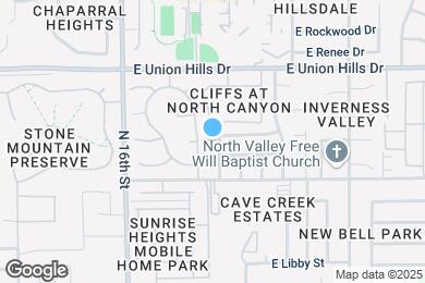 Map image of the property - 18238 N 17th Way