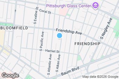 Map image of the property - 330 S Aiken Ave