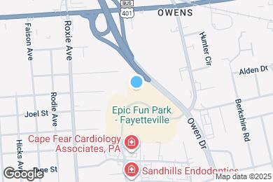 Map image of the property - Furnished Studio-Fayetteville - West