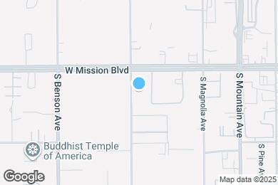 Map image of the property - 835 S Oaks Ave