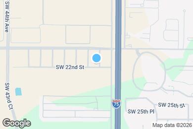 Map image of the property - 3813 SW 22nd St
