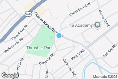 Map image of the property - 891 Old Vinton Mill Rd NE Unit B
