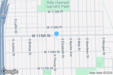 Map image of the property - 1255 W 115th St