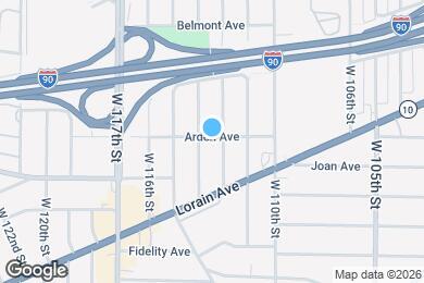 Map image of the property - 3218 W 112th St