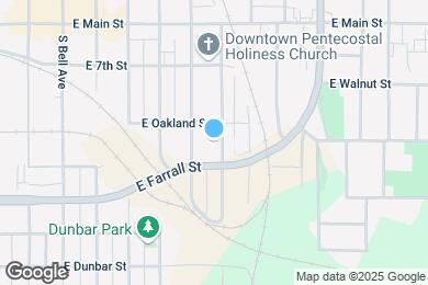 Map image of the property - 316 S Pennsylvania Ave