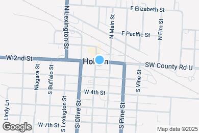 Map image of the property - 117 W 2nd St