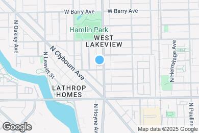 Map image of the property - 2904 N Damen Ave