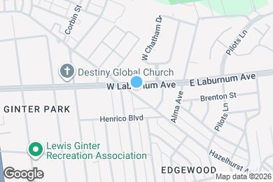 Map image of the property - 3911 North Ave