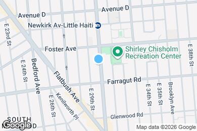 Map image of the property - 1976 Nostrand Ave