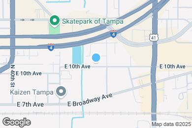 Map image of the property - 4512 E 10th Ave